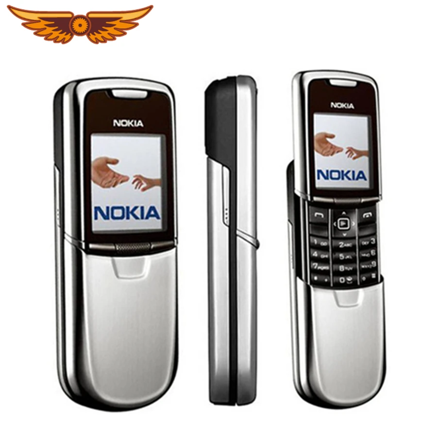 Nokia 8800 Original Mobile Phone English Russian keyboard GSM FM Radio Bluetooth Used Cellphone Gold Silver Black