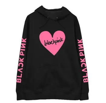 

Kpop blackpink 8 style printing unisex loose hoodies fashion kpop autumn winter blink supportive fleece pullover sweatshirt