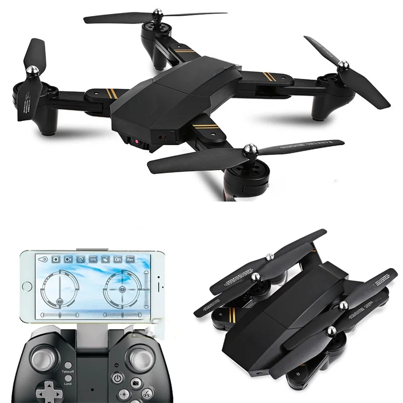 

Foldable Drone with Wide Angle 2MP HD Camera WiFi FPV Cheap drones with camera hd Altitude Hold RC Quadcopter Helicopter toys