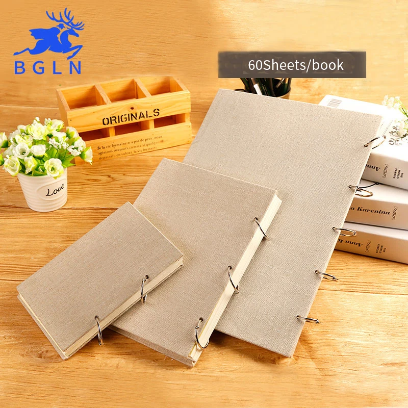 BGLN Artist Sketch Book 8K/16K/32K SketchBook 60Sheets/Book Coil Notebook Drawing Painting Sketch Paper Art Supplies BGLN Artist Sketch Book 8K/16K/32K SketchBook 60Sheets/Book Coil Notebook Drawing Painting Sketch Paper Art Supplies