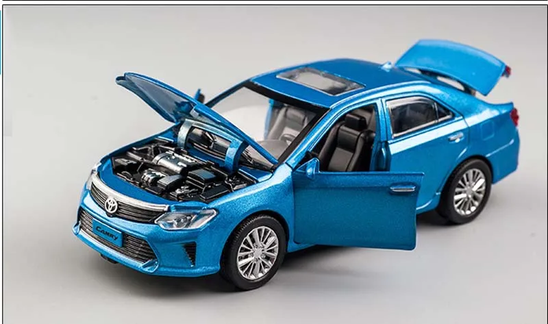 1/32 литой металлический автомобиль Camry из сплава миниатюрная модель автомобиля со