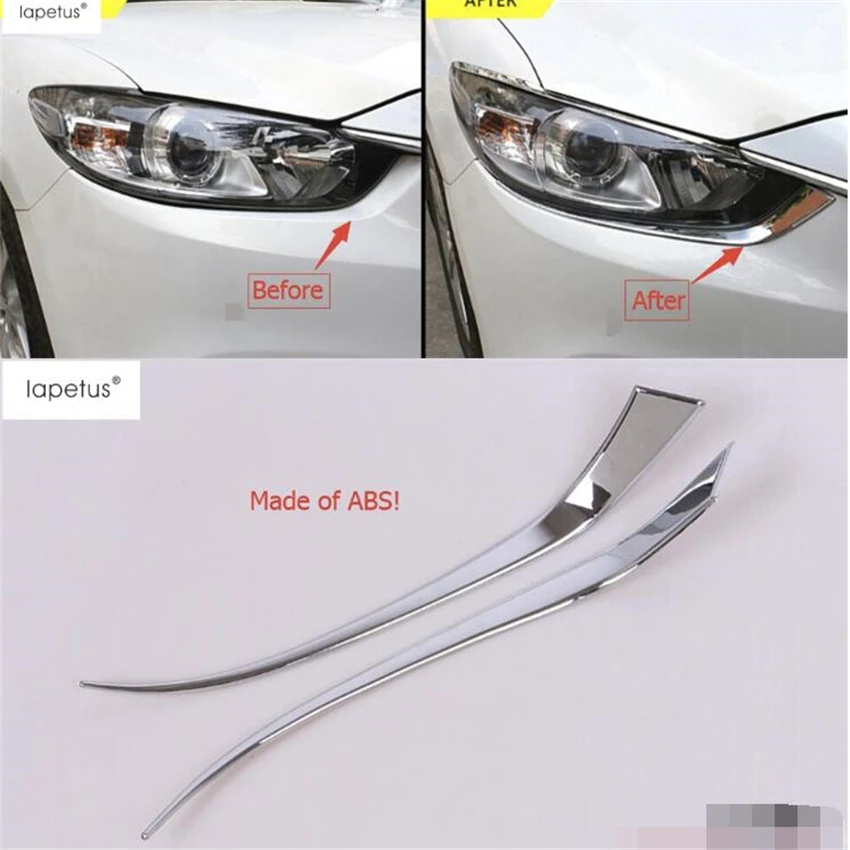 Lapetus Аксессуары для Mazda 6 Atenza Sedan 2013 2014 2015 передний головной свет лампы век бровей