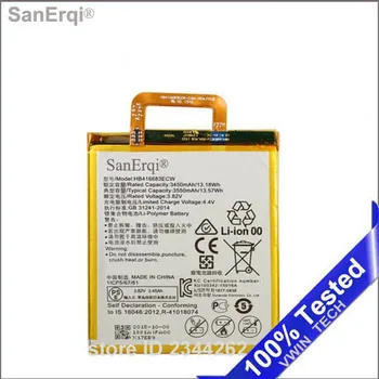 

For Huawei Ascend Google Nexus 6P battery HB416683ECW 3550mAh