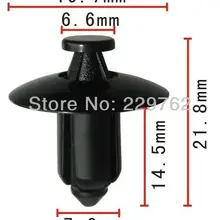 100 шт. фиксатор пуш-типа для Toyota 67771-52010-B1 67771-52010-B0 67771-52010-G0 для Nissan 01553-01553 Пластиковые Крепежные Зажимы