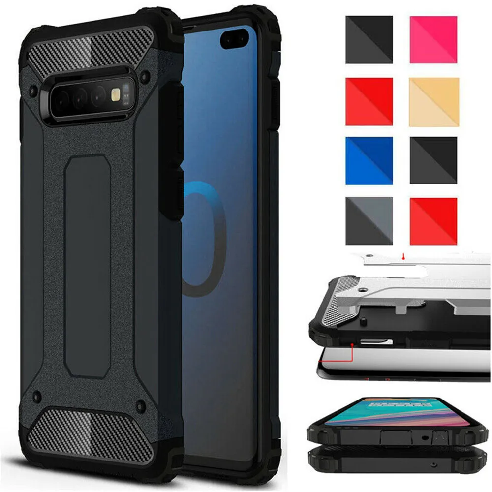 

VRSDES Rubber Armor Case For Samsung Galaxy S10 Plus S10E S8 S9 S7 Edge Note 8 9 A6 A7 A8 A9 J8 J4 J6 Prime 2018 S10E Armor Case