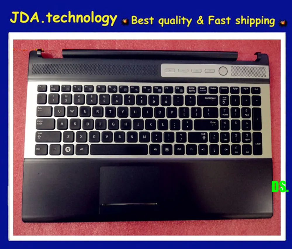 Wellendorff / Упор для рук верхняя крышка для SAMSUNG RF510 RF511 NP-RF510 NP-RF511 ноутбука США клавиатура TopCase C крышка, BA-10928A
