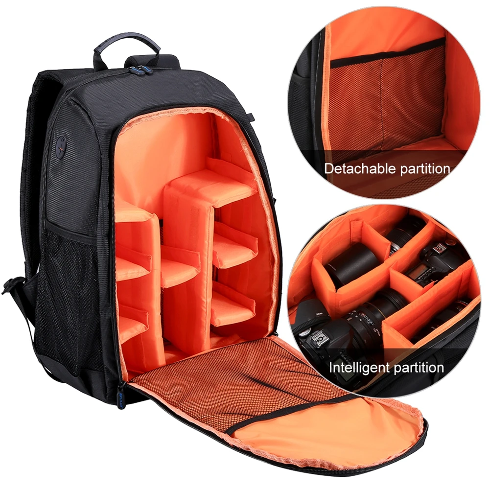 PULUZ Multifunctional Digital DSLR Camera Bag Waterproof Photo Camera