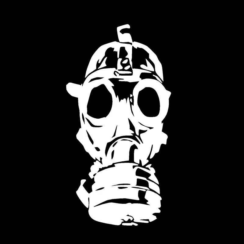 Gasmask Ходячие мертвецы зомби демон Мамия автомобильная наклейка для фургона
