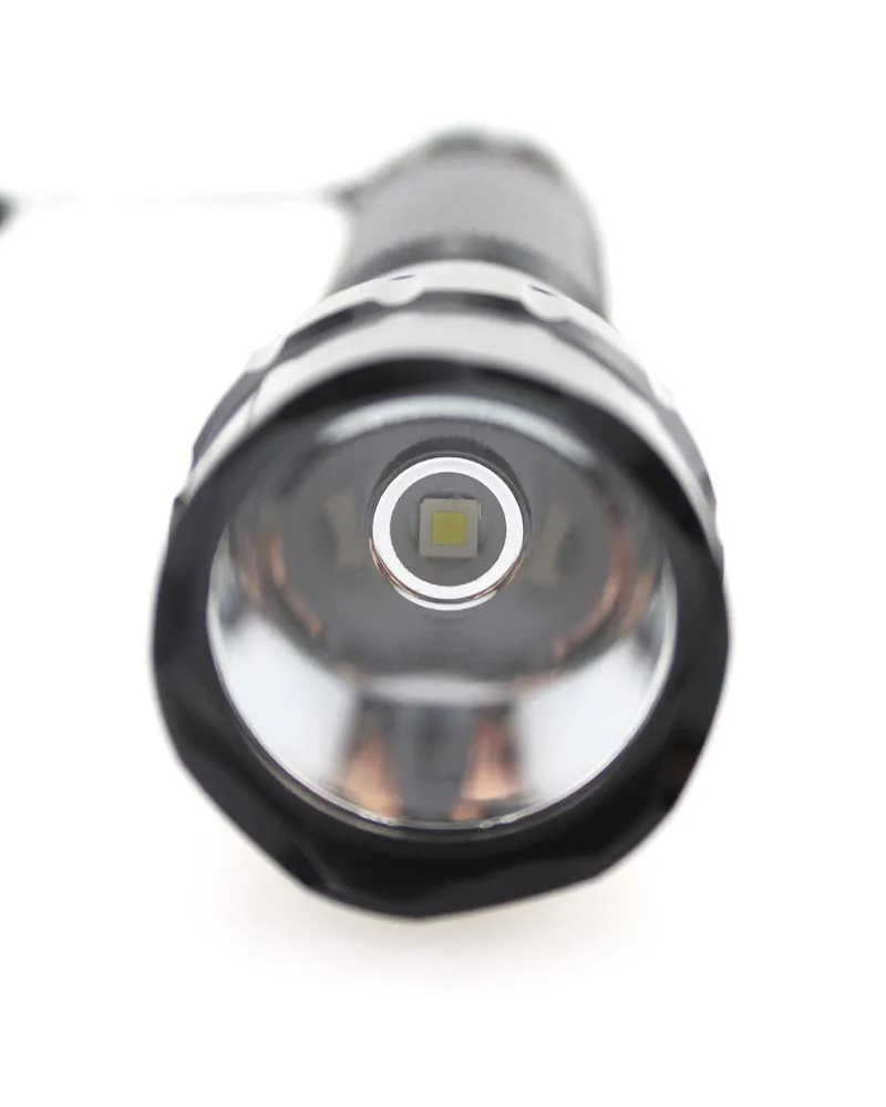 

Bright Torch Lamp 501B CREE XP-L HI V2 1600lm Cool White Light 4.2V SMO 1-mode LED Flashlight Powered by 18650 battery