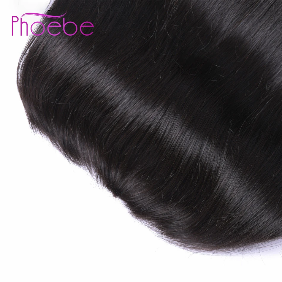 Phoebe 1 шт. комплект бразильские волосы для наращивания прямой пучок волос Плетение 8-30 дюймов не Реми человеческие волосы ткачество для черных женщин