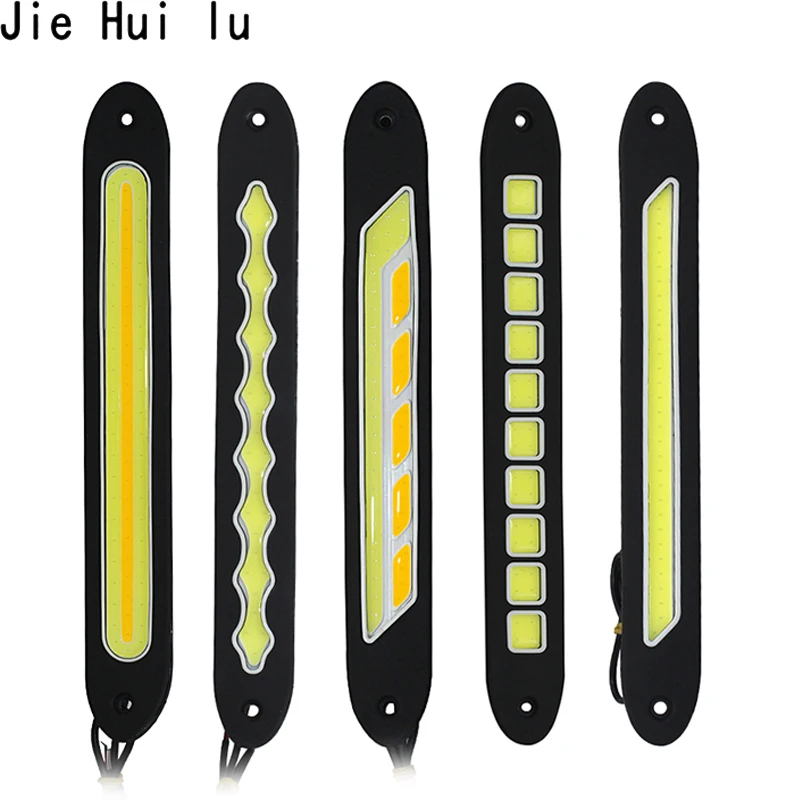 

12v Daytime Running Light Waterproof COB LED Day Light Fog Light Turning Signal Flexible Cars Running Lights for Motor ATV SUV