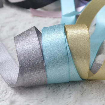 

Free Shipping [100yards/lot, 6mm-38mm] silver yarn Satin decorative Ribbon tape for handmade gift wrapping hair sewing supplies