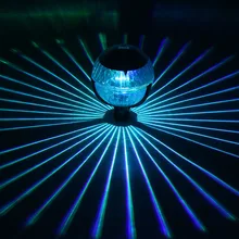 Светодиодный светильник на солнечной энергии, настенный пейзаж, садовый забор, водостойкий светильник, водонепроницаемый, энергосберегающий