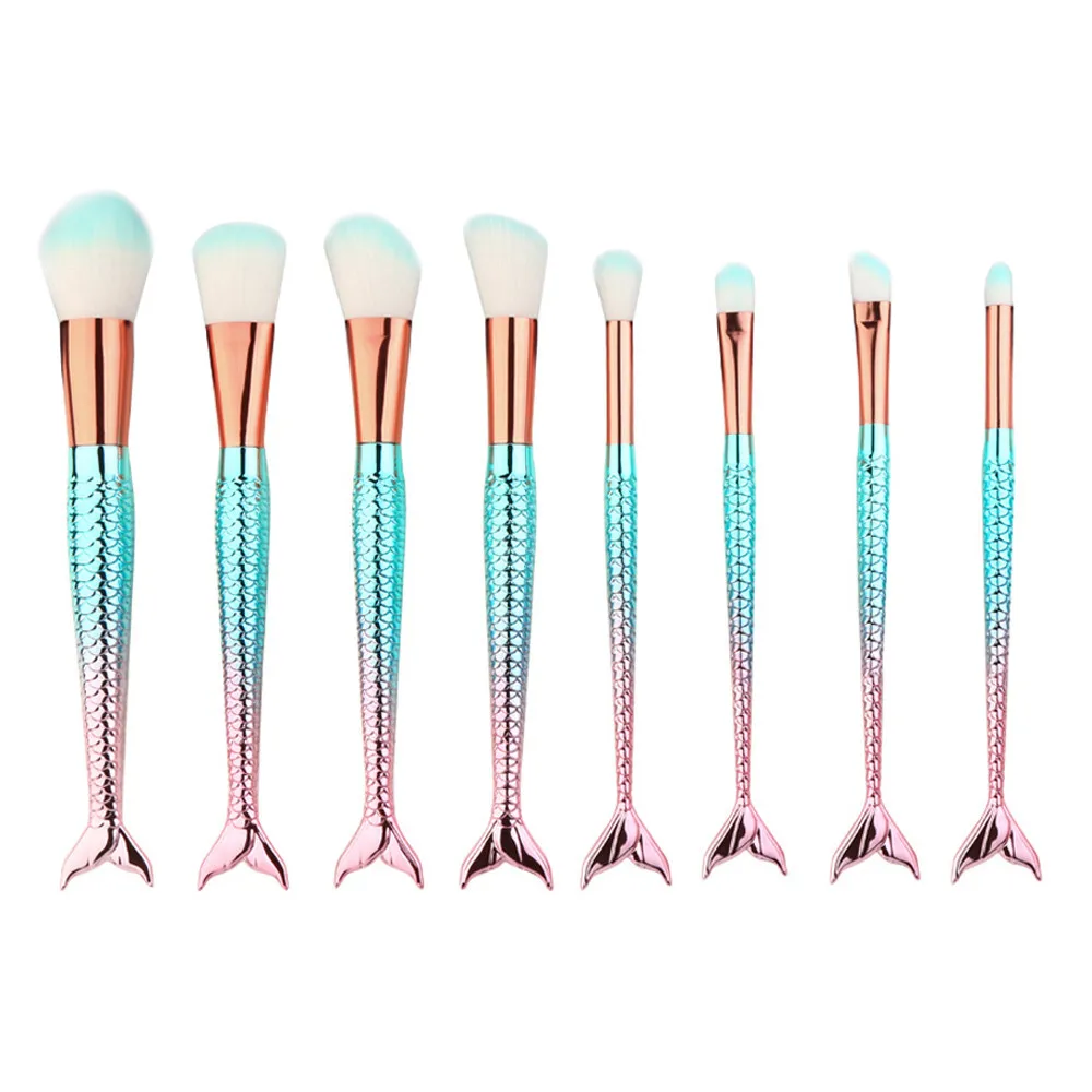 

8PCS Make-Up-Brushes Foundation Eyebrow Eyeliner Blush Cosmetic Concealer Brushes Fashion Makeup Brush SET