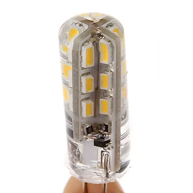 10 шт G4 1,5 W 24 SMD 3014 100-120 LM теплый белый/холодный белый T кукурузные лампы DC 12 V