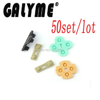 

50 pcs/lot For Sony PS2 Controller Repair Conductive Rubber Silicon Pads For Playstation 2 Handle A Version Replacement