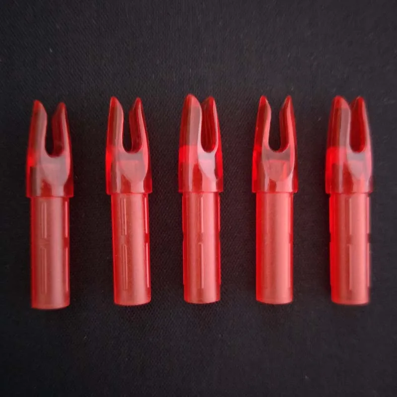 de Caça Alvo Cauda Da Seta Nock Plástico para 6.2mm