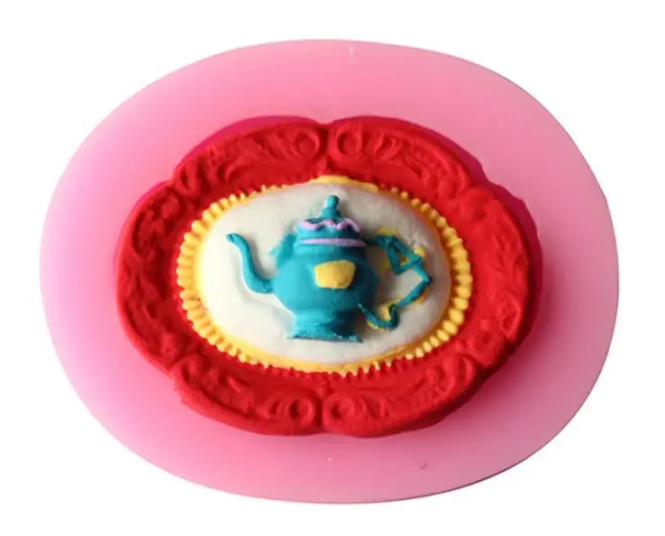 

DIY teapot new paragraph nontoxic food-grade liquid silicone mold fondant cake mold cake decorating mold baking tools
