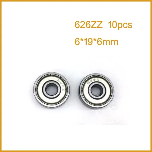 Подшипник 626ZZ 6*19*6 (мм) ABEC подшипники 10 шт. металлический герметичный подшипник 626