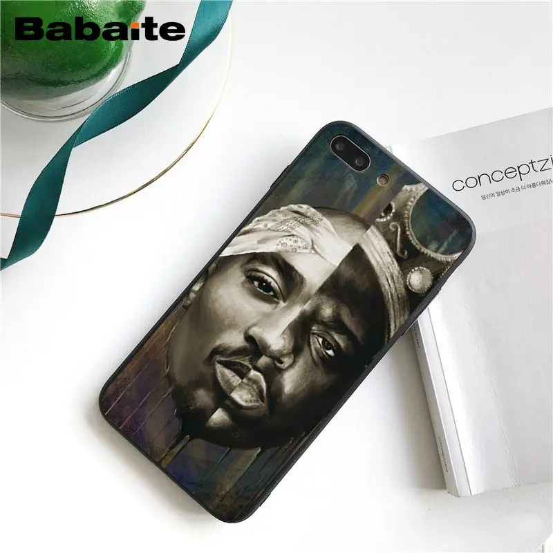 Babaite 2Pac Tupac Amaru Shakur чехол для телефона для iphone 11 Pro 11Pro Max X XS MAX 6 6s 7 7plus 8 8Plus 5 5S SE XR