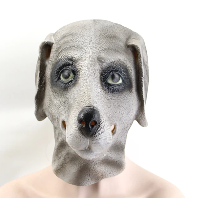 GNHYLL Funny Parrot Dog Rhinoceros Hippo Cock Koala Animal Mask Latex Party Panda Unicorn Animal Mask Kid Party Halloween Mask