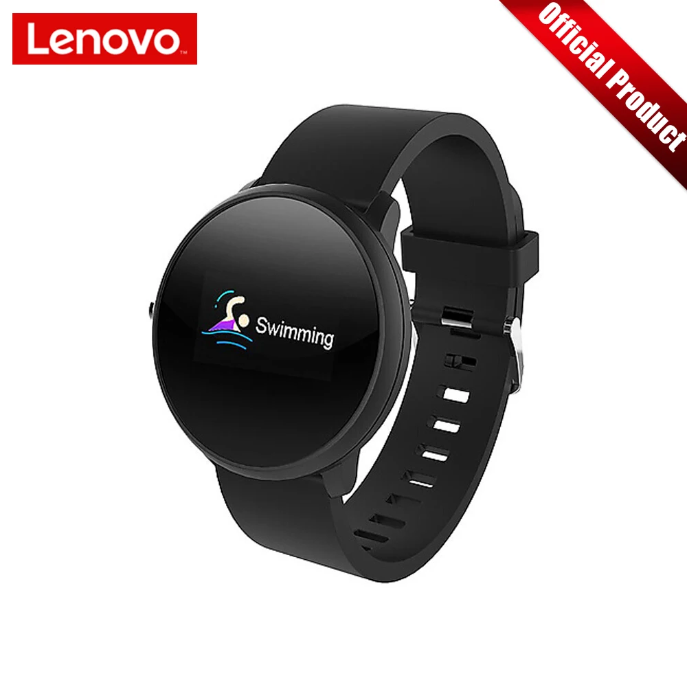 Lenovo Smart Watch HW10 Sports Watch Bracelet IP68 Waterproof 0.96 Inch LCD Color Screen Heart Rate Detector Fitness Tracker