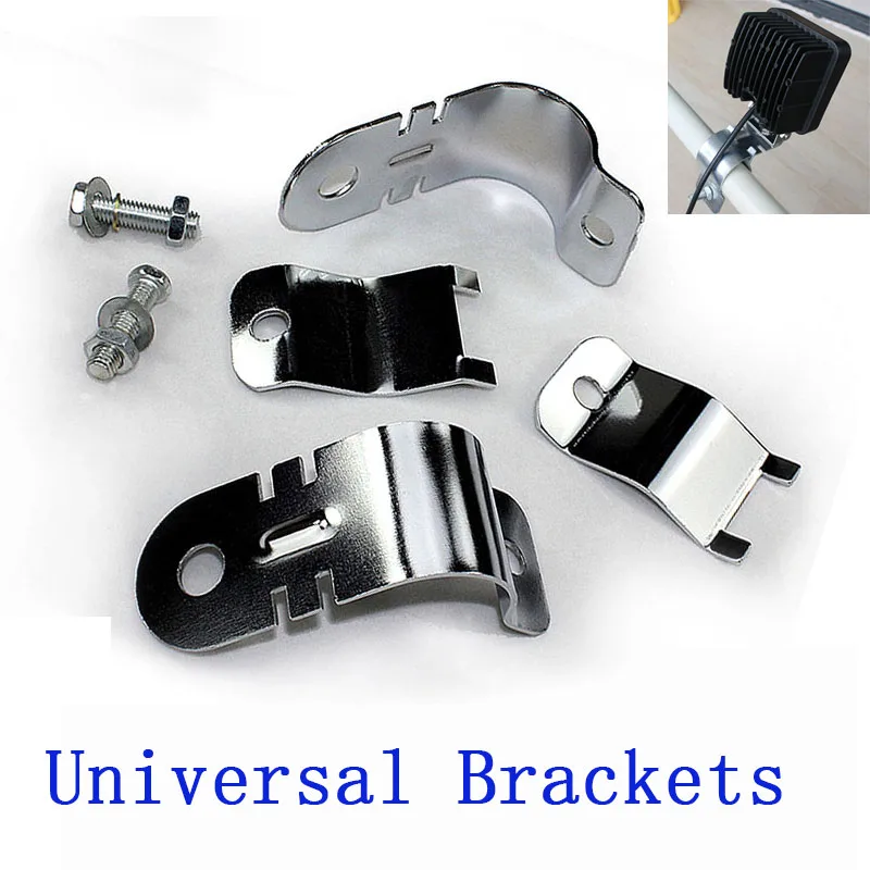 universal brackets for led offroad work driving light bar 6