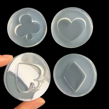 

Mirror crystal drop mould playing card mirror accessories fitting mould