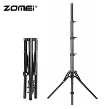 Zomei Light Tripod Lamp Stand Reverse Fold 4 Section for Smartphone SLR DSLR Camera Flash Portable Softbox Flash Holder Bracket universal swivel flash stand holder for lamp and camera