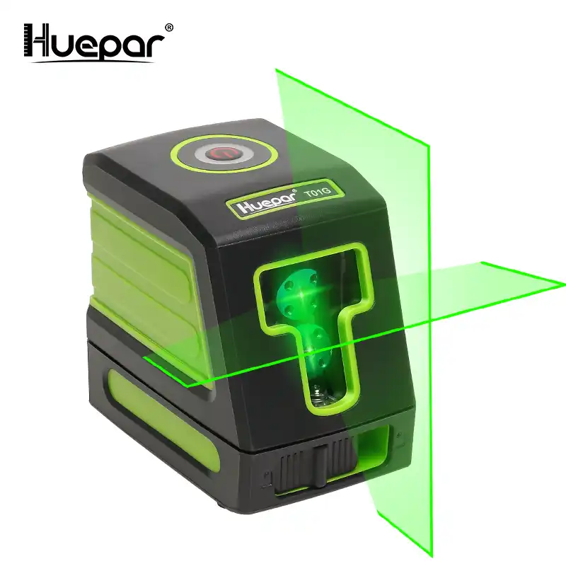 Huepar Self leveling Vertical & Horizontal Lasers Green Red Beam Cross