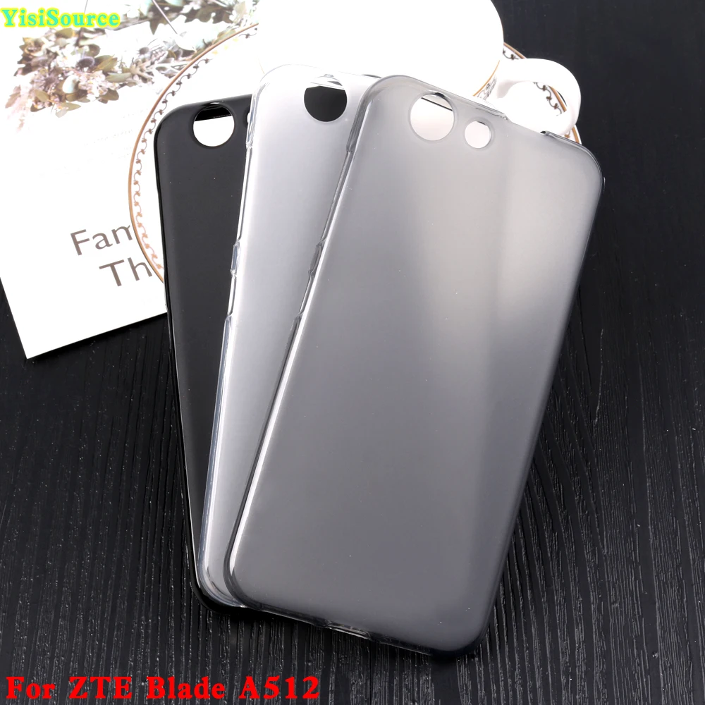 

Yisisource Silicone Case for ZTE A512 Soft TPU Cover for ZTE Blade A512 Phone Back Protective Fundas Capa Coque 5.2''