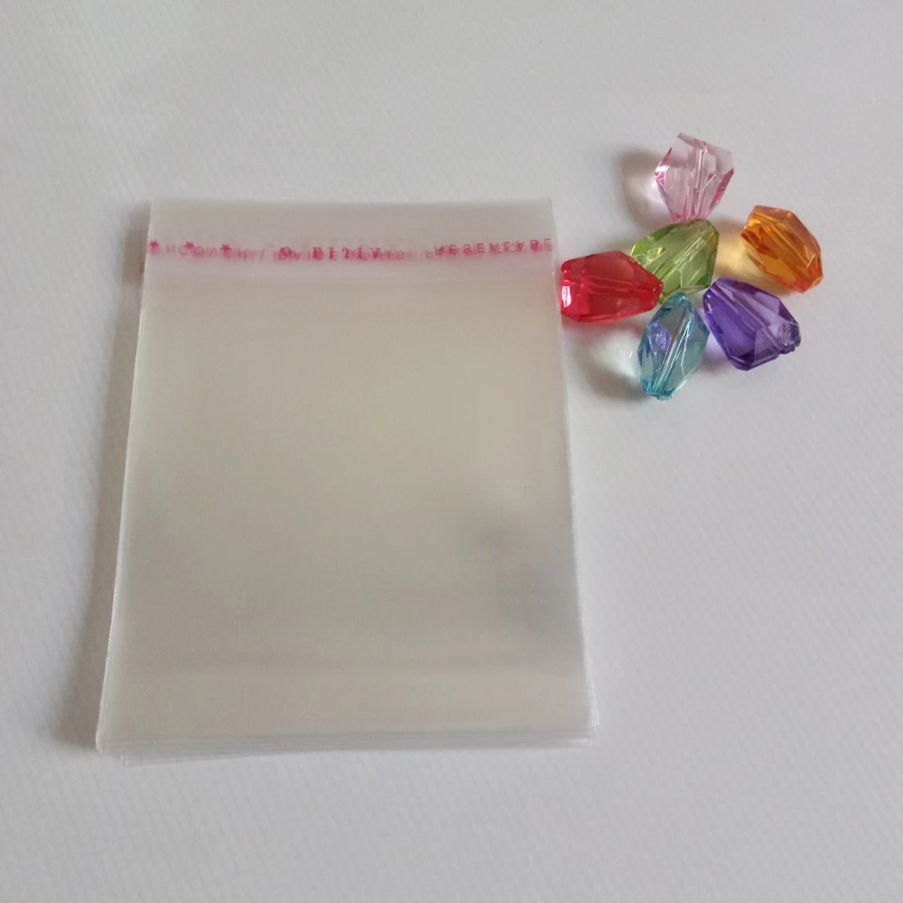 8*12cm 10000pcs Clear Opp Bag Self Adhesive Seal Transparent Bags