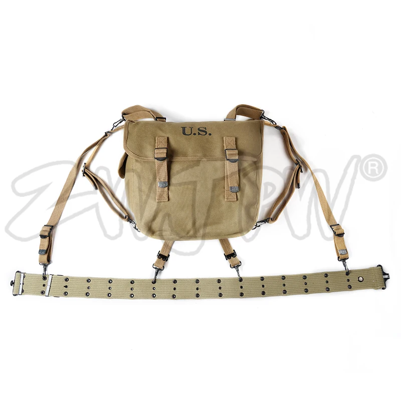 WWII WW2 US Army M1936 Haversack M36 Musette Field Military Camping