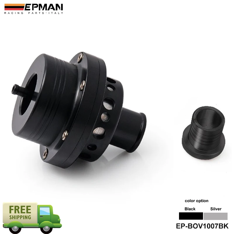 Pivot - EPMAN BRAND 25MM Aluminum Valve Universal Dump Valve Auto Turbo BOV EP-BOV1007 default black