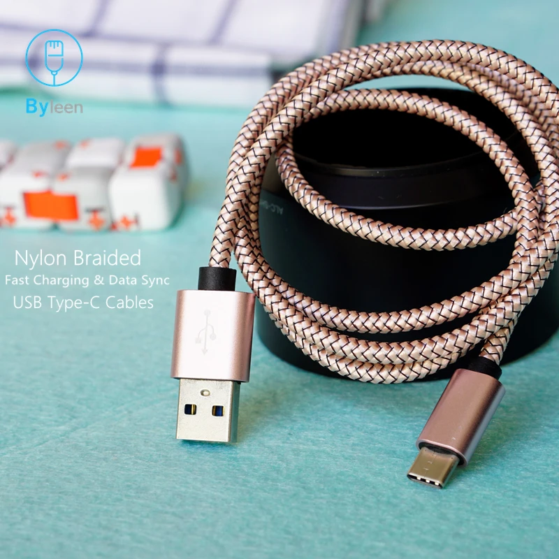 

Byleen USB Type-C Charger Line Data Cord for Samsung S9 Huawei P20 P10 Honor Xiaomi mi5S mi8 MiX 2 2S Meizu 16 Pro 7 OnePlus 6