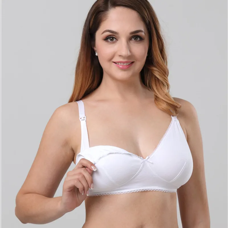 

Cotton Bra Large Underwear Comfortable Ring-free Bra