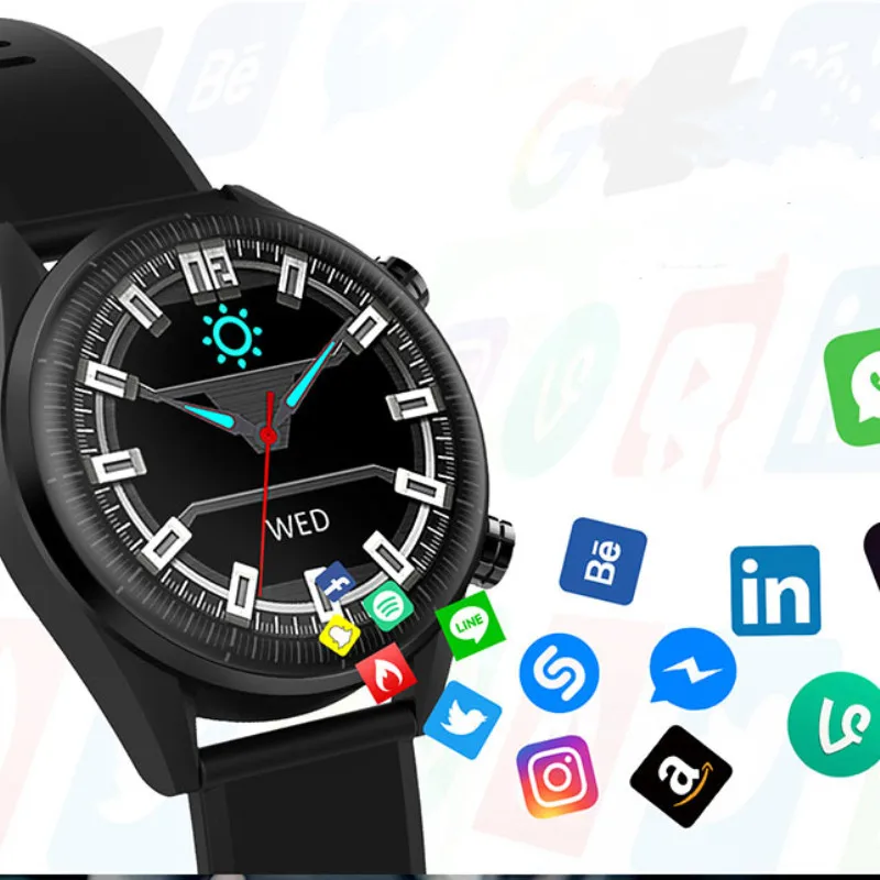  KingWear KC05 Pro 4G Smart Watch Android 7.1 MTK6739 Quad Core Phone Watch 3GB RAM 32GB ROM GPS 8MP