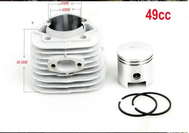 48CC 60CC 80CC 2 Stroke Motorized Bicycle Bike Cylinder