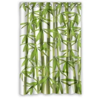

Unique Fabric Bamboo Shower Curtain 48" By 72"