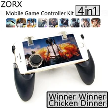 

Zorx Gamepad for Mobile Phone Controller L1R1 Shooter Trigger Fire Button Knives Out for Pubg Game Joystick L1 R1 for iPhone