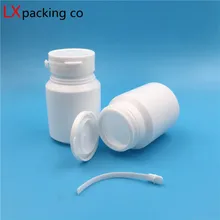 

50PCS 30ML 60ML 100ML White Plastic Empty Bottle Pill Loose Powder Container Packaging Pot Free Shipping Cosmetic Cream Jar