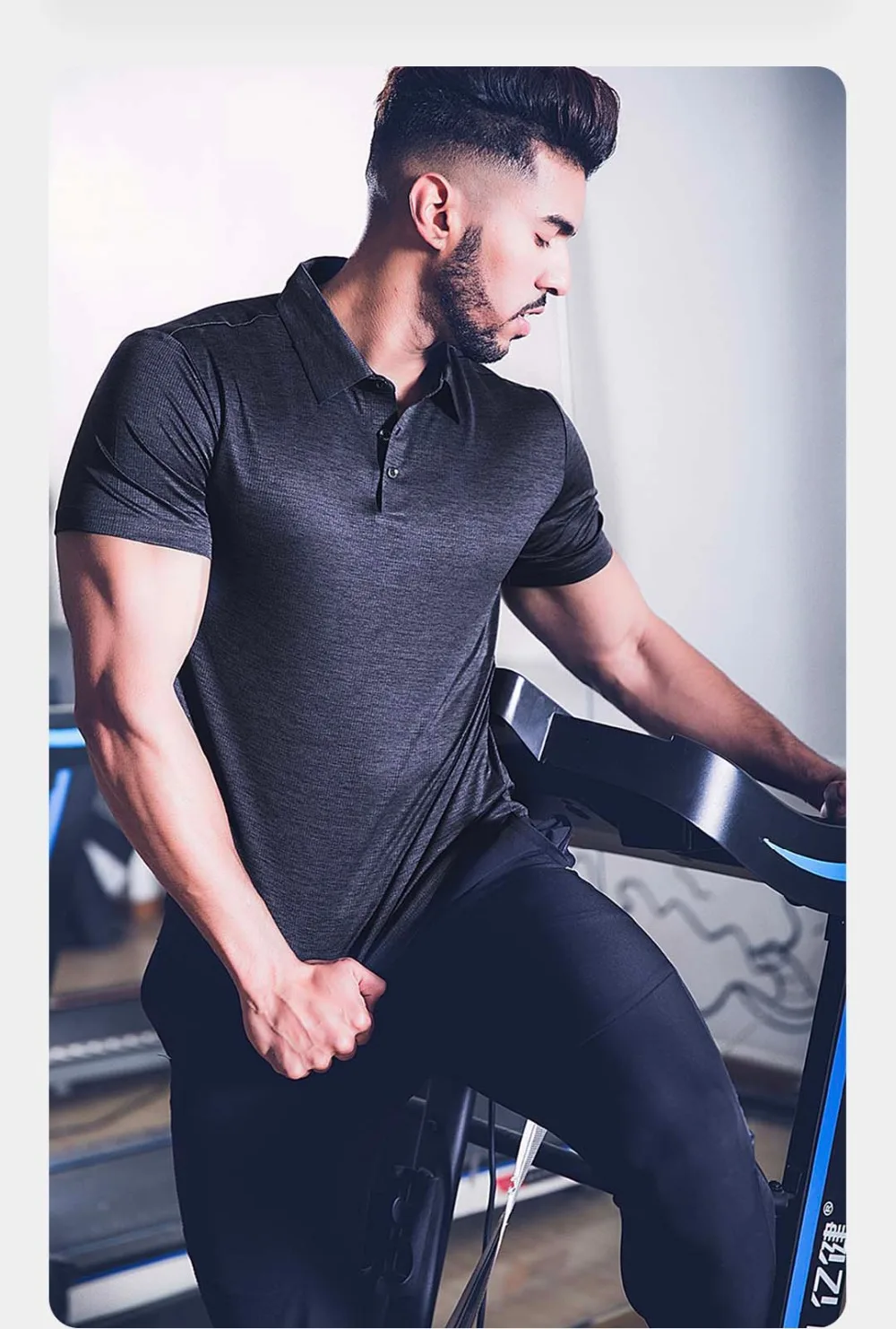 Новая мужская спортивная быстросохнущая футболка youpin с отворотом, крутая и шелковистая рубашка поло для отдыха, спортивная одежда для фитнеса, Спортивная футболка с коротким рукавом
