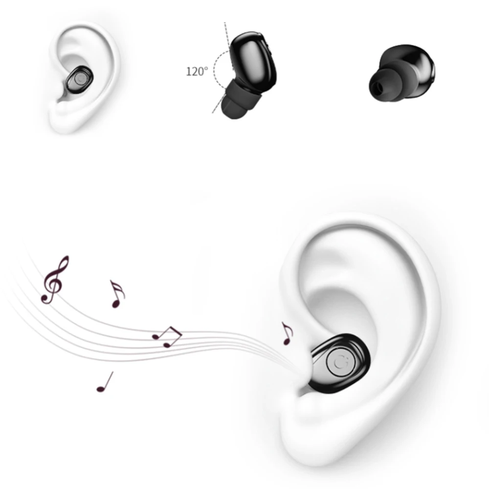 Wireless Headset X8 TWS True 5D Stereo X8 Bluetooth Waterproof Mini TWS Earphones with Power Bank Headphones 2200mAh