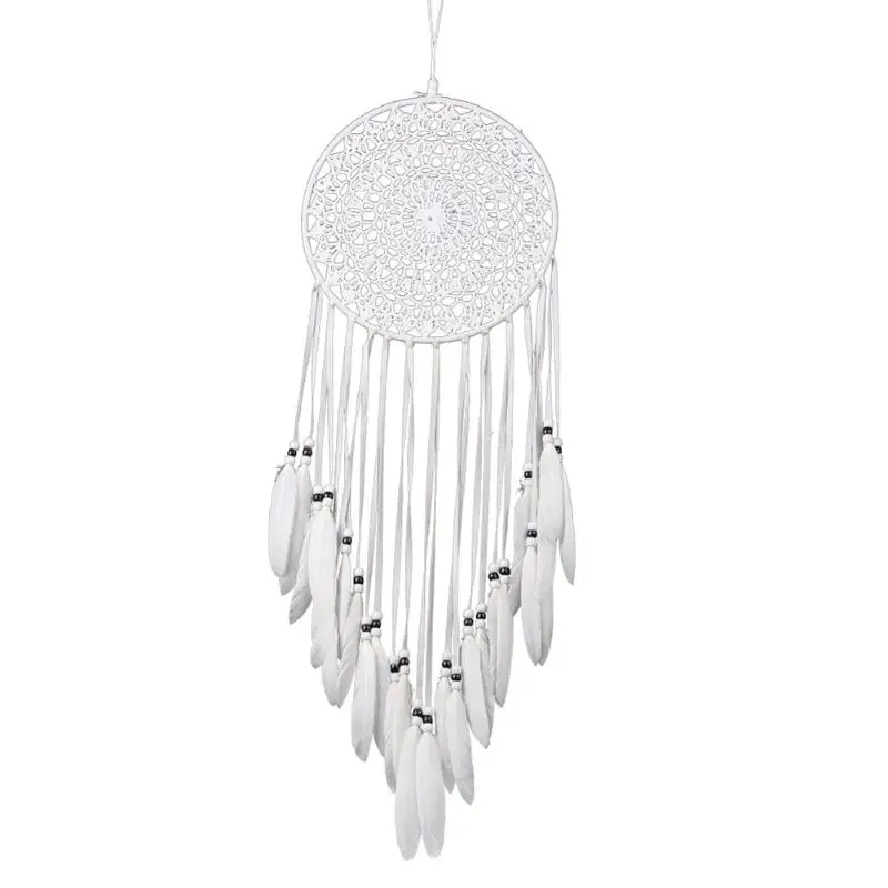 

White Decorative Pattern Dream Catcher Wall Hanging Home Car Decor Craft