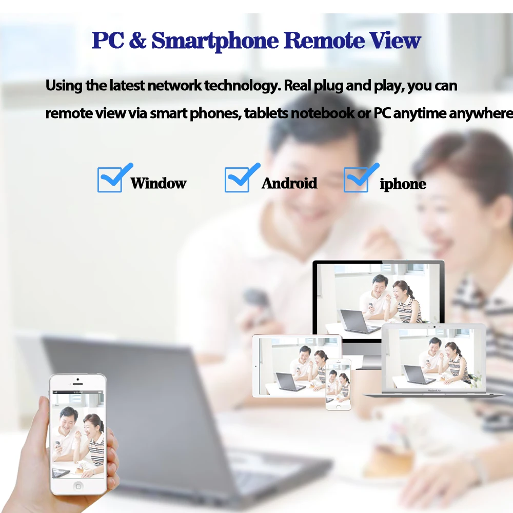 Best HCVAHDN 5.0MP 4CH Security Camera System CCTV Surveillance Kit 40m Night Vision Camera HDMI P2P  DVR 5MP Video Output Kits 4