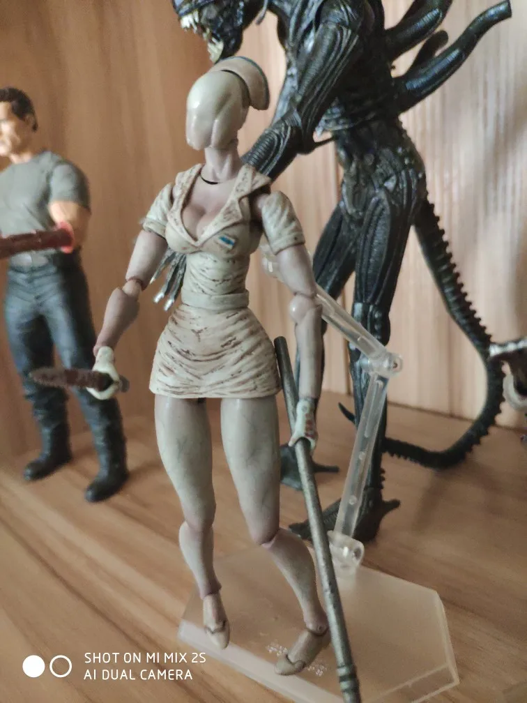 Аниме пластиковая фигурка героя Figma тихий холм игрушки бутоны медсестры Sp 061 в