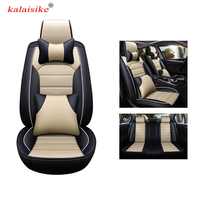 kalaisike leather universal car seat covers for Isuzu all models D MAX