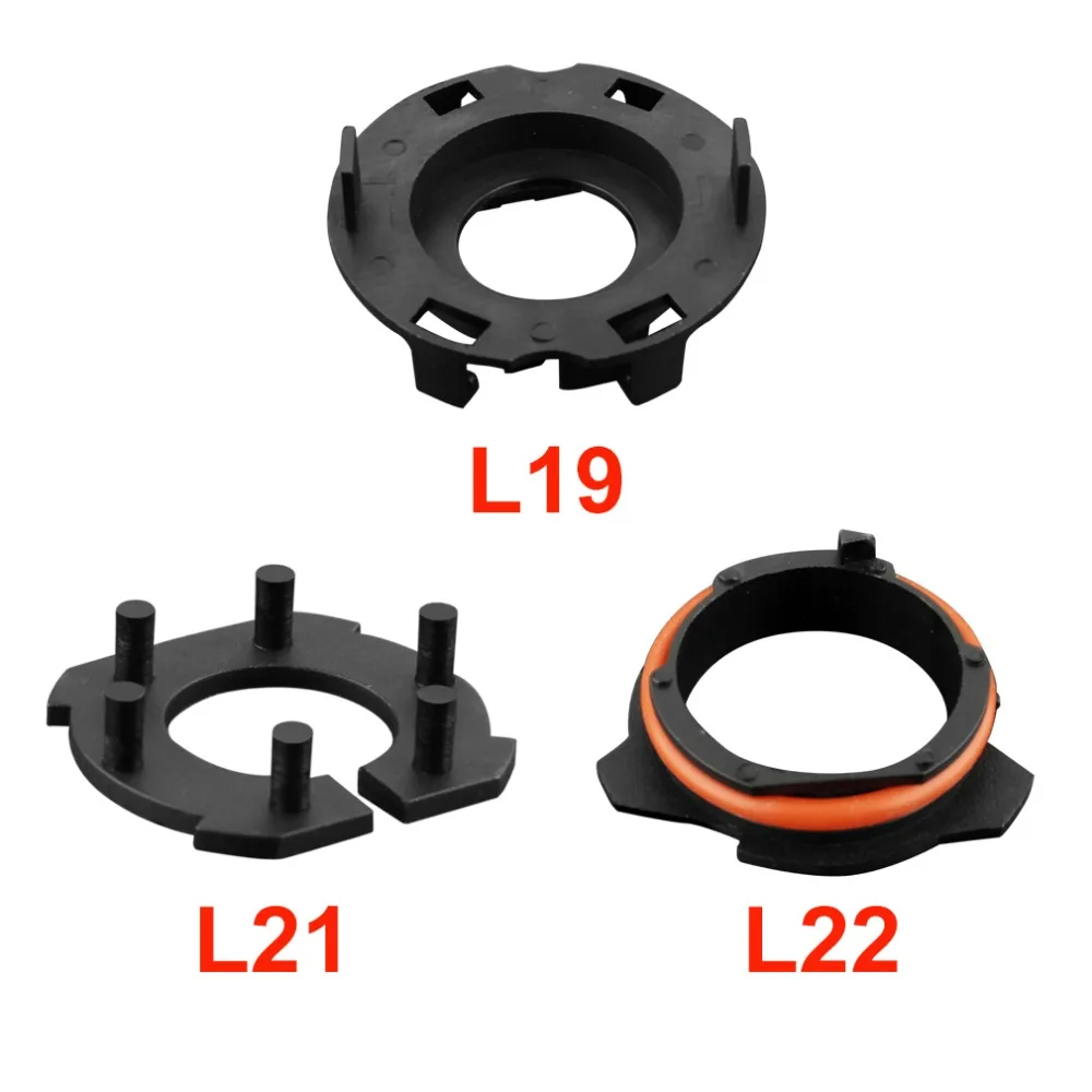 2 шт. H7 светодиодный адаптер для фар H1 H7 держатель лампы Автомобильный разъем база для KIA Mitsubishi Mercedes-Benz Ford Volkswagen Citroen Opel