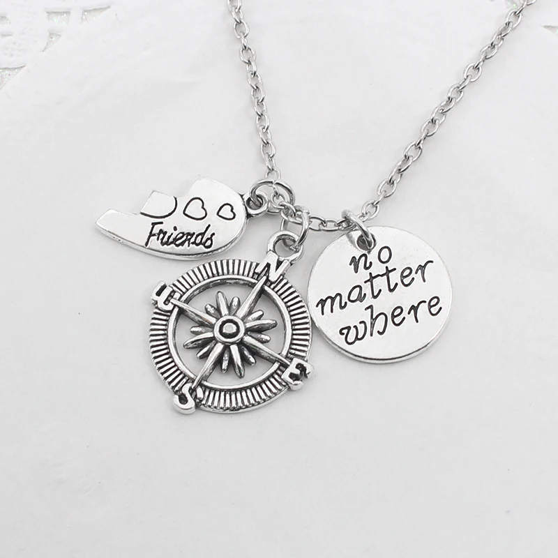 2pcs-Best-Friends-Necklace-Women-Vintage-Love-Heart-No-Matter-Where-Compass-Necklaces-Pendants-Long-Distance (3)