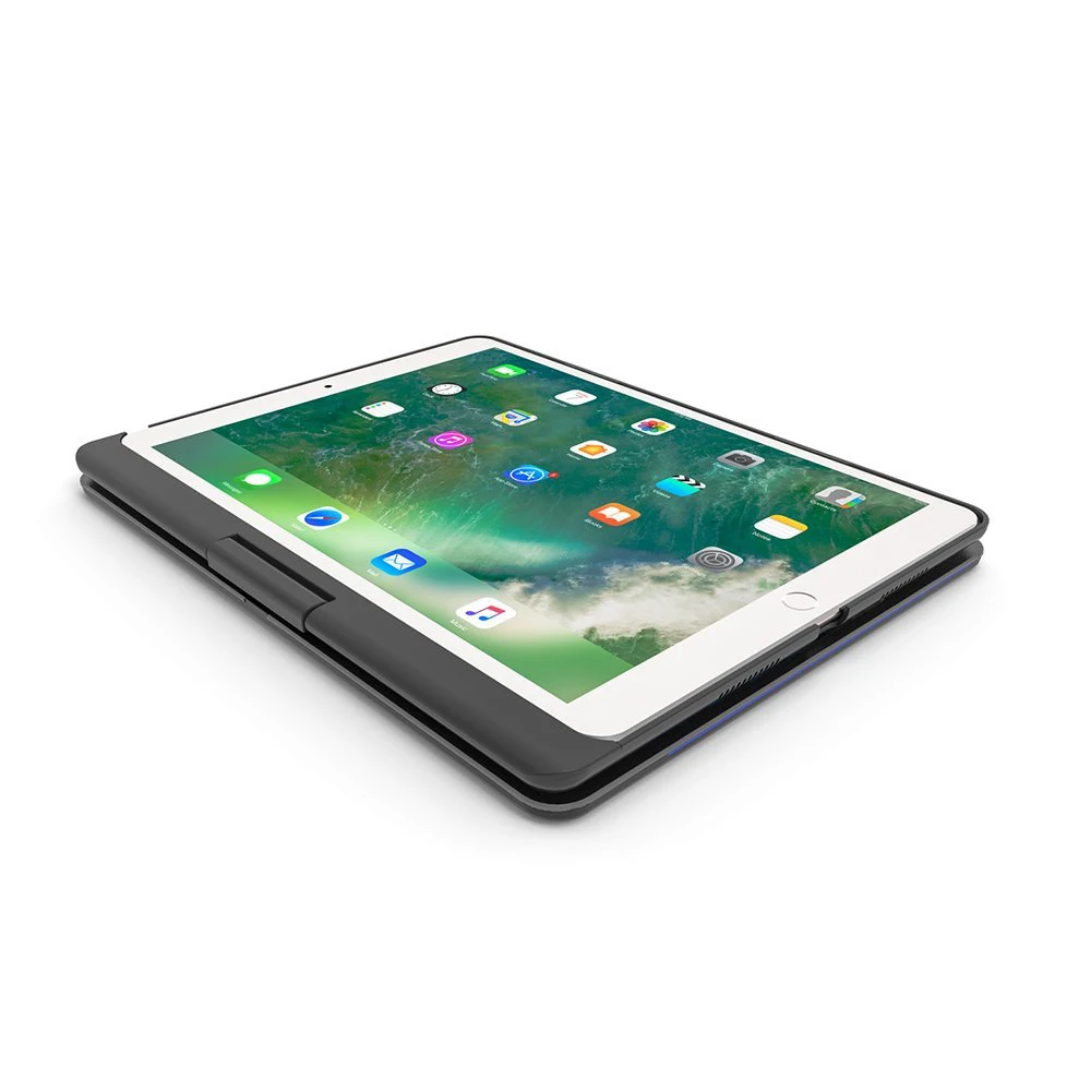 Для iPad Pro 10 5 360 градусов вращения алюминиевый Bluetooth русский/испанский/иврит чехол